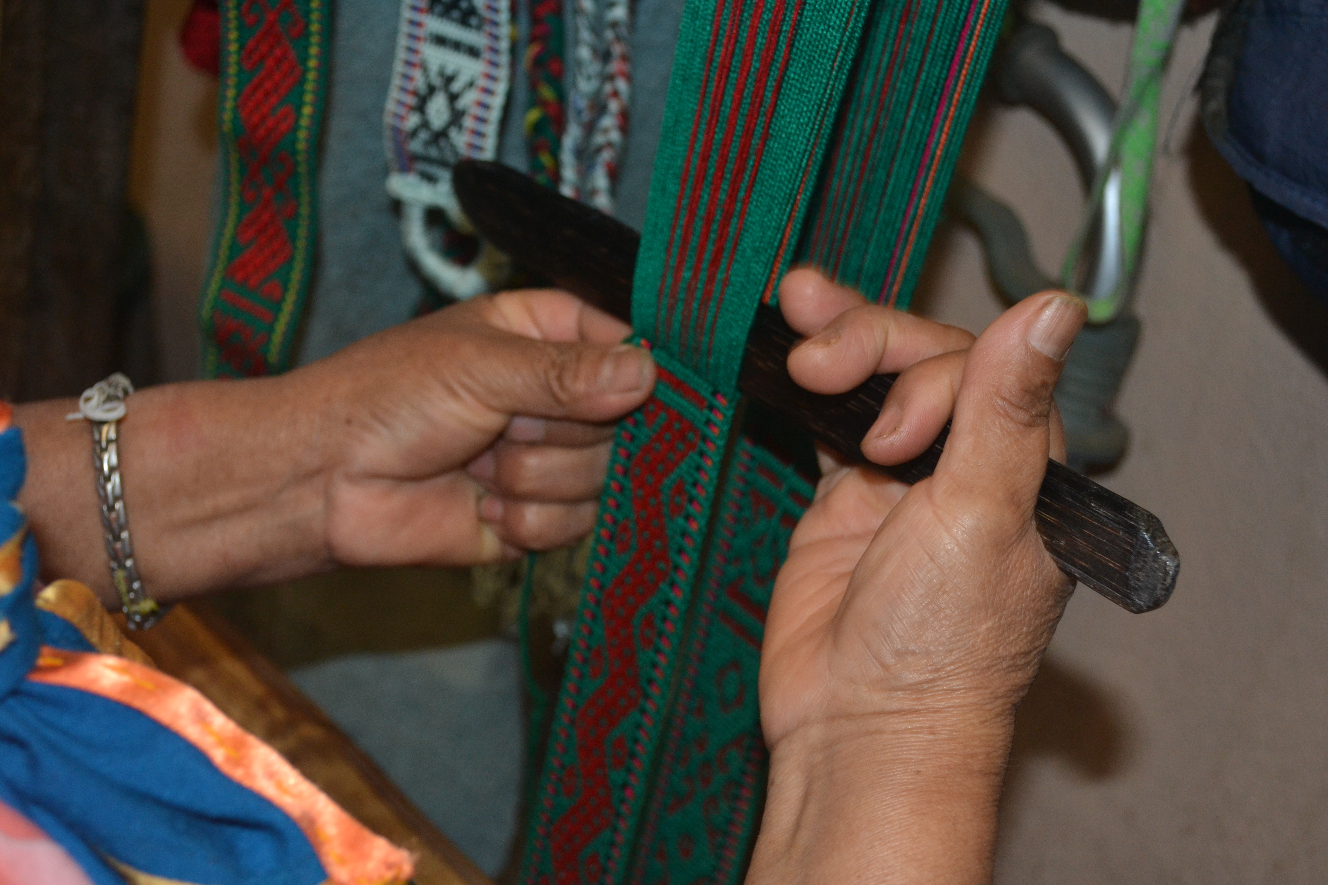 Sprechende Webstücke - Kolumbien